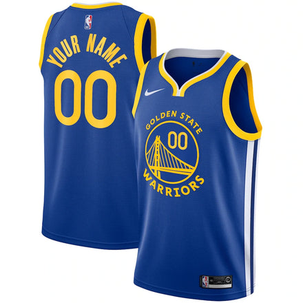Golden State Warriors Unisex 2019/20 Custom - Royal - Icon Edition