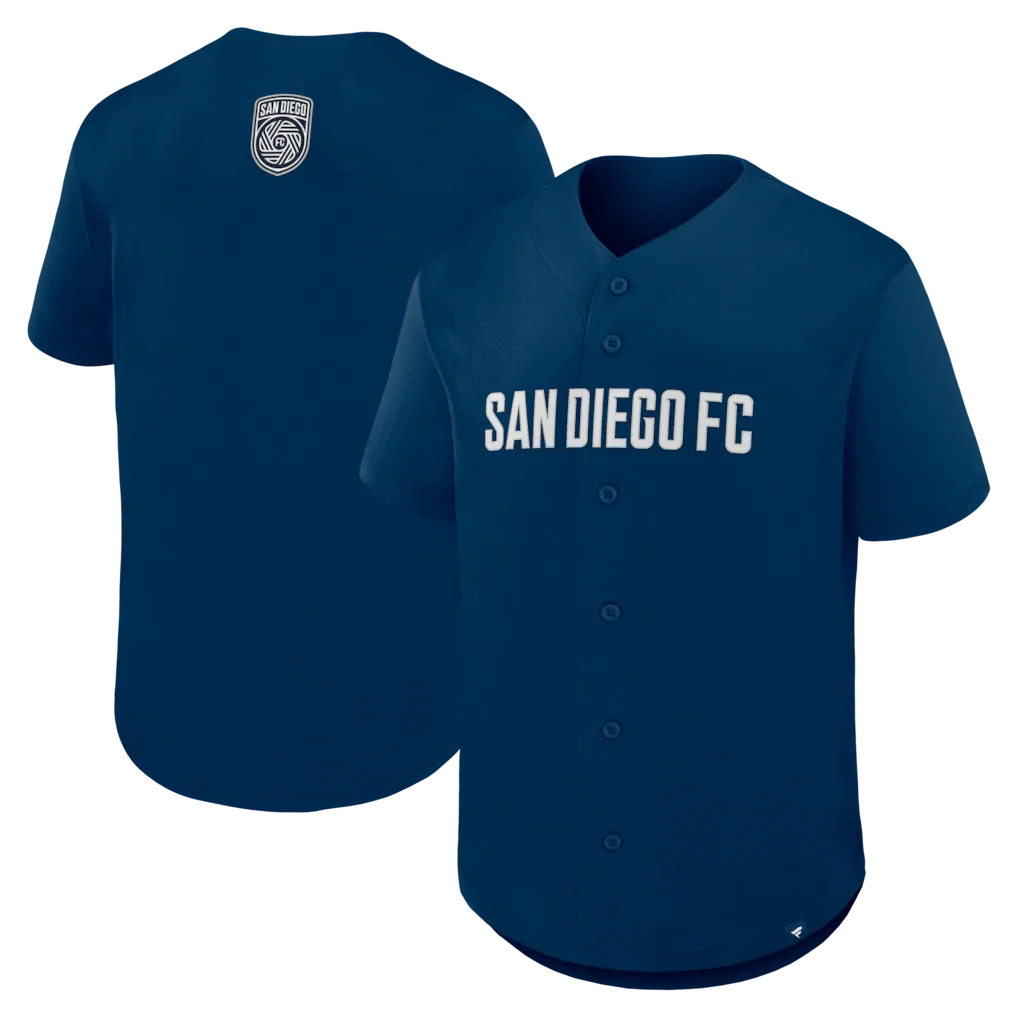 San Diego FC Maximum Intensity Button-Up Jersey - Navy