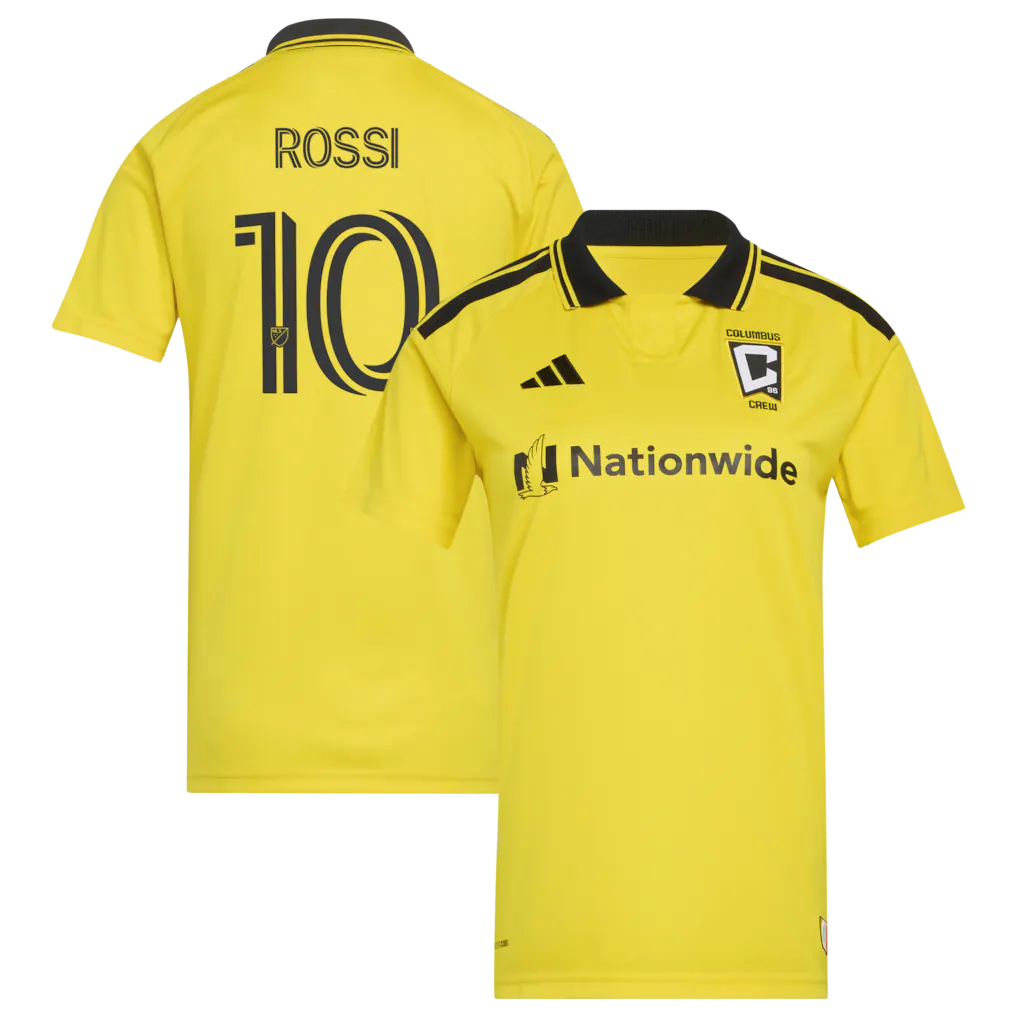 Diego Rossi Columbus Crew adidas Women's 2026 The Crafted for Excellence Kit Jersey - Yellow