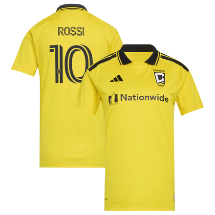 Diego Rossi Columbus Crew adidas Women's 2026 The Crafted for Excellence Kit Jersey - Yellow