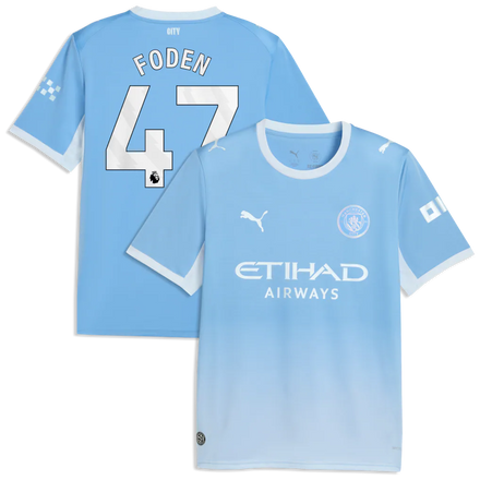 Phil Foden Manchester City Puma 2026/27 Home Jersey - Light Blue