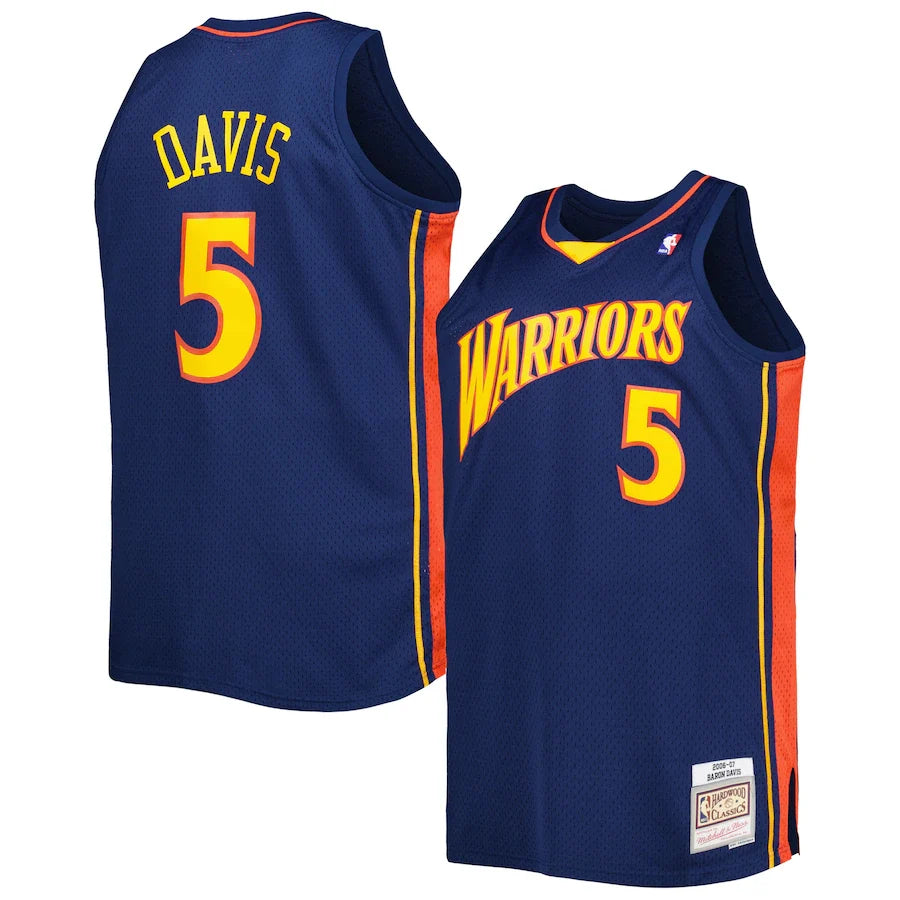 Baron Davis Golden State Warriors Big & Tall Hardwood Classics 2006/07 - Navy