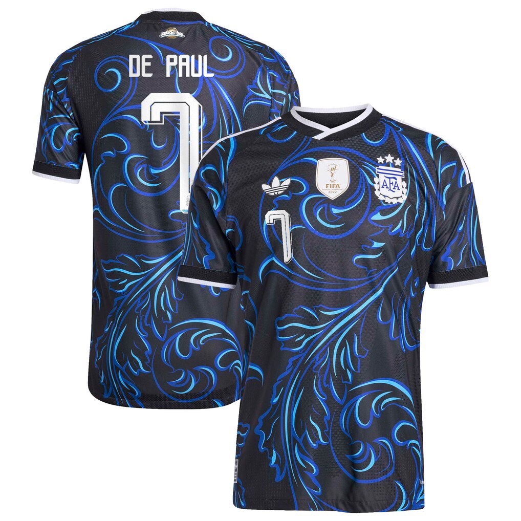 Rodrigo De Paul Argentina National Team 2026 Away On-Field - Black