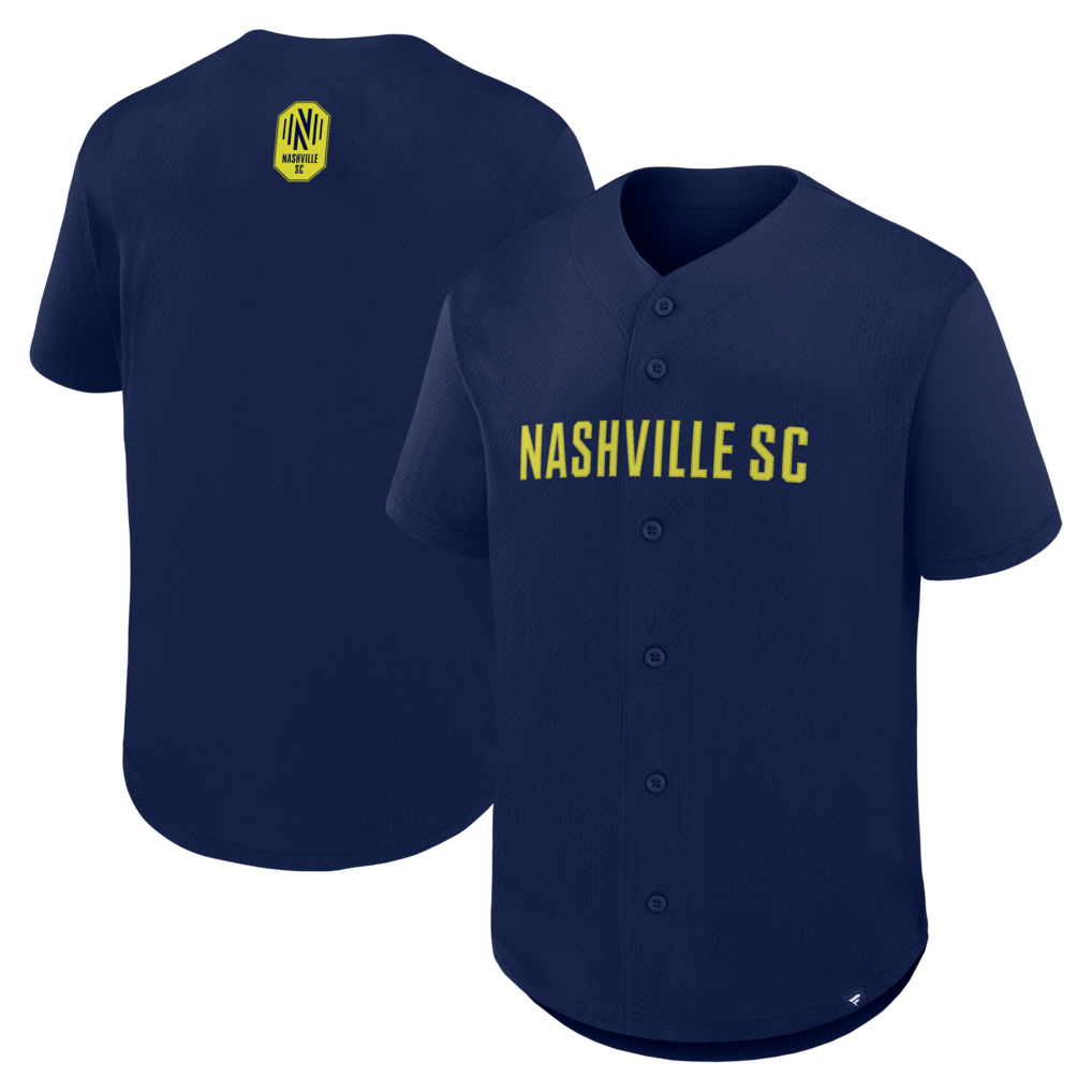 Nashville SC Maximum Intensity Button-Up Jersey - Navy