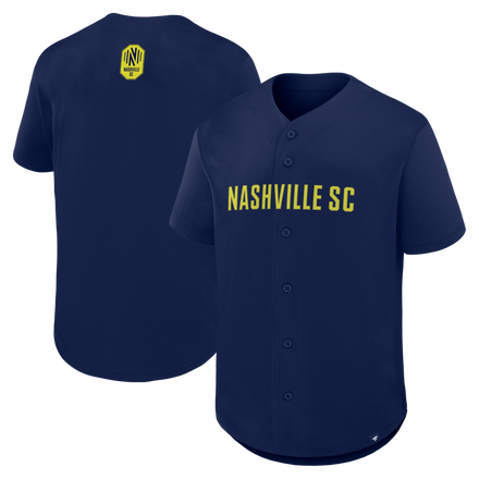 Nashville SC Maximum Intensity Button-Up Jersey - Navy