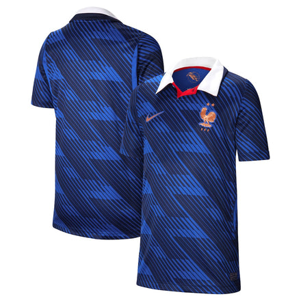 France National Team Nike Youth 2026 Home Stadium Jersey - Blue