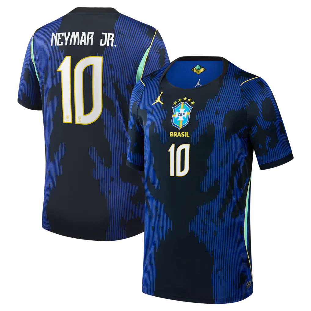 Brazil National Team Jordan Brand Youth 2026 Away Stadium Jersey - Blue