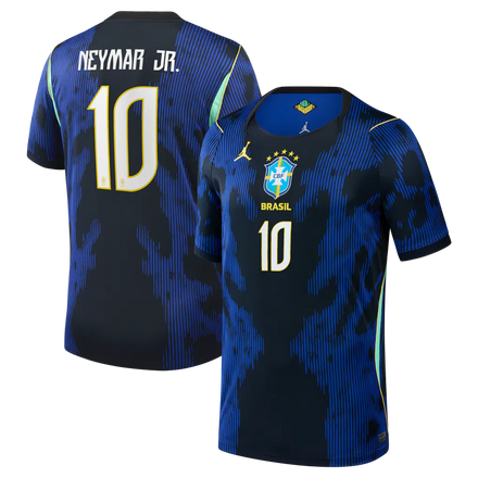 Brazil National Team Jordan Brand Youth 2026 Away Stadium Jersey - Blue