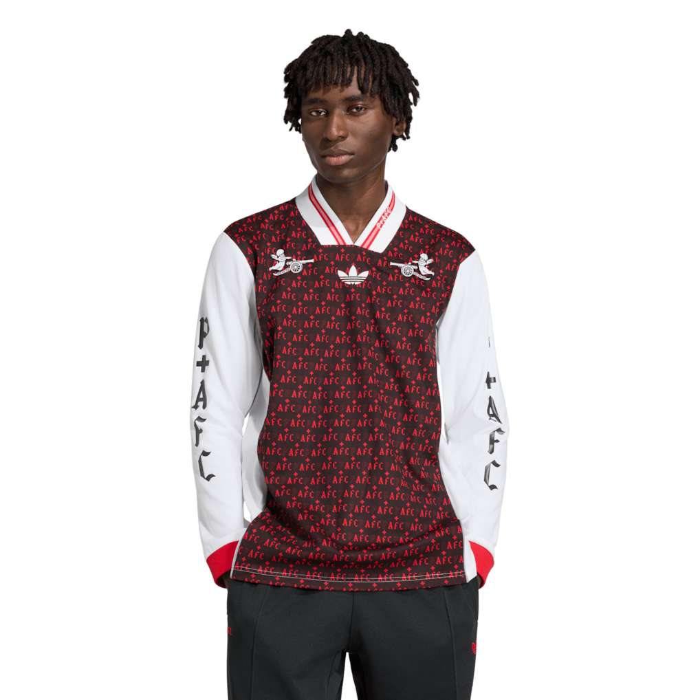 Arsenal x Places+Faces Lifestyler Long Sleeve Fashion Jersey - Black