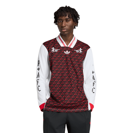 Arsenal x Places+Faces Lifestyler Long Sleeve Fashion Jersey - Black
