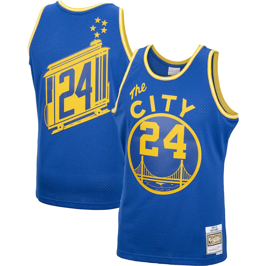 Rick Barry Golden State Warriors 1966/67 Hardwood Classics - Royal