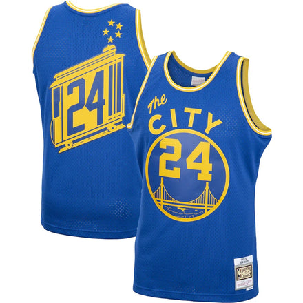 Rick Barry Golden State Warriors 1966/67 Hardwood Classics - Royal