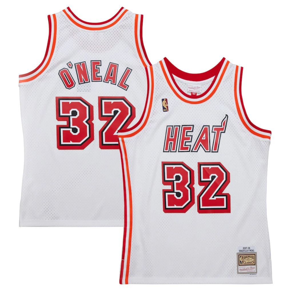 Shaquille O'Neal Miami Heat 2007/08 Hardwood Classics - White