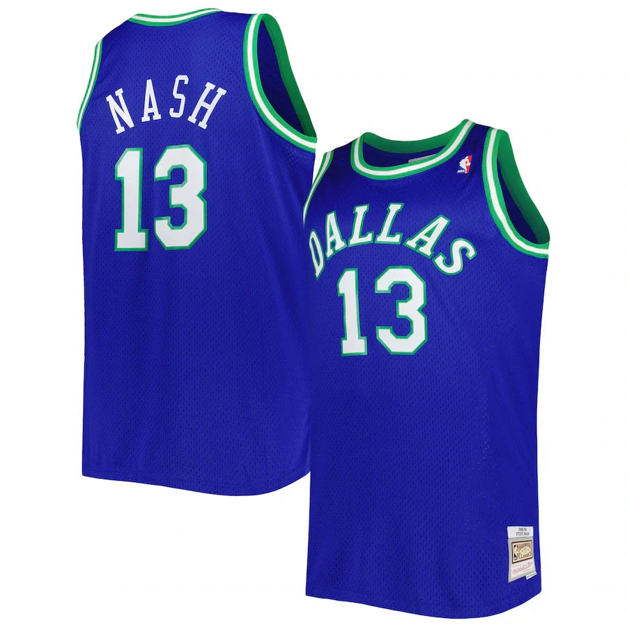 Steve Nash Dallas Mavericks Big & Tall Hardwood Classics 1998/99 - Blue