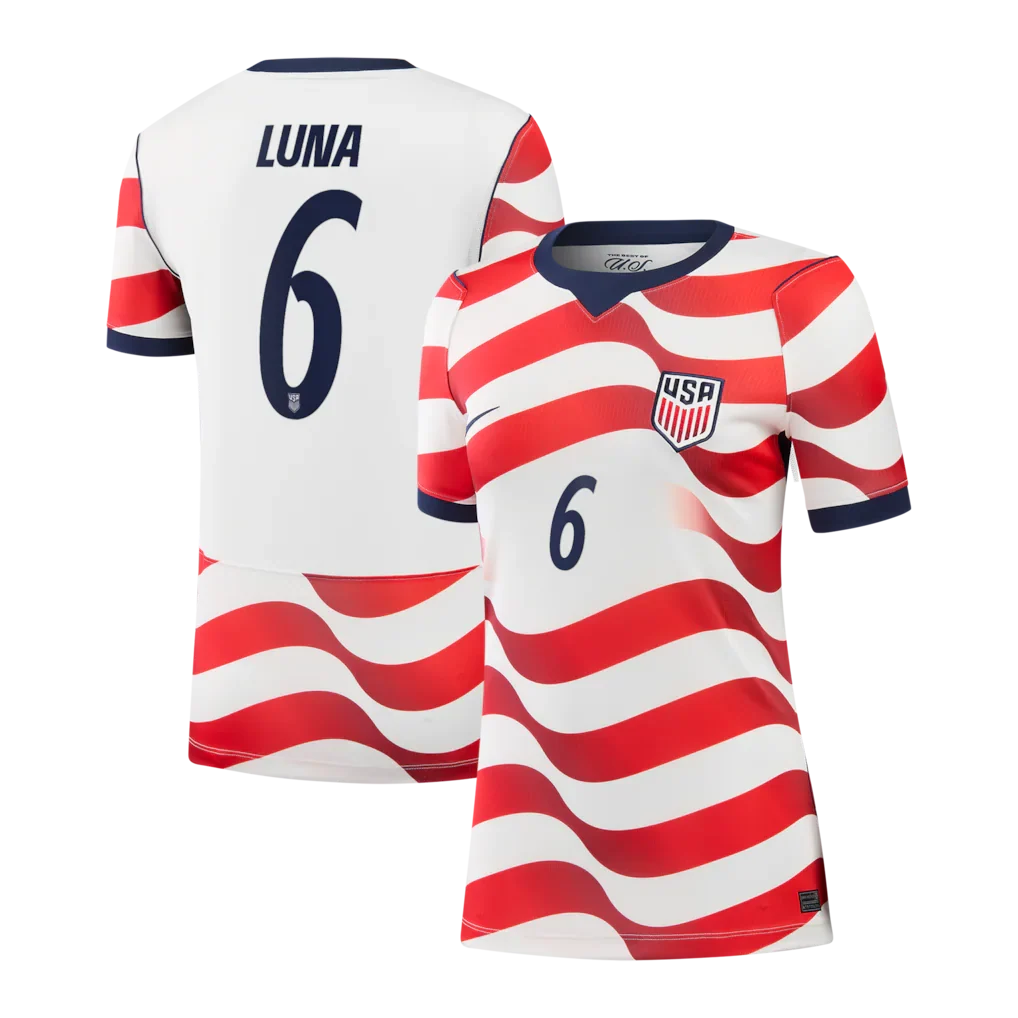 Diego Luna USMNT Nike Women's 2026 Home Stadium Jersey - White