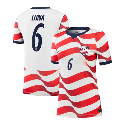 Diego Luna USMNT Nike Women's 2026 Home Stadium Jersey - White