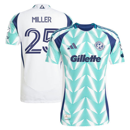 Peyton Miller New England Revolution 2025 Eastern White Pine x Flag of New England On-Field - White