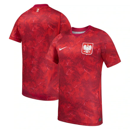 Poland National Team Nike 2026 Away Stadium Jersey - Red