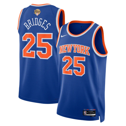Mikal Bridges New York Knicks Unisex 2026 NBA Finals Patch - Icon Edition - Blue