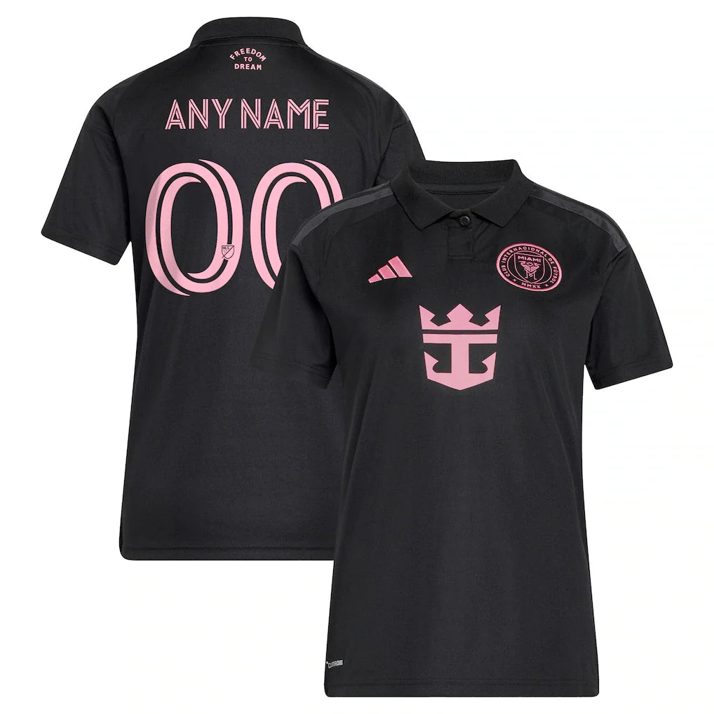 Inter Miami CF adidas Women's 2026 Presagio Custom Jersey - Black