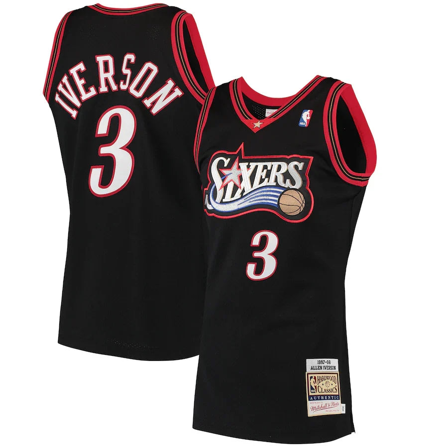 Allen Iverson Philadelphia 76ers 1997/98 Hardwood Classics - Black