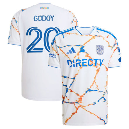 Anibal Godoy San Diego FC 2026 Unprecedented Unity Kit On-Field Patch Jersey - White