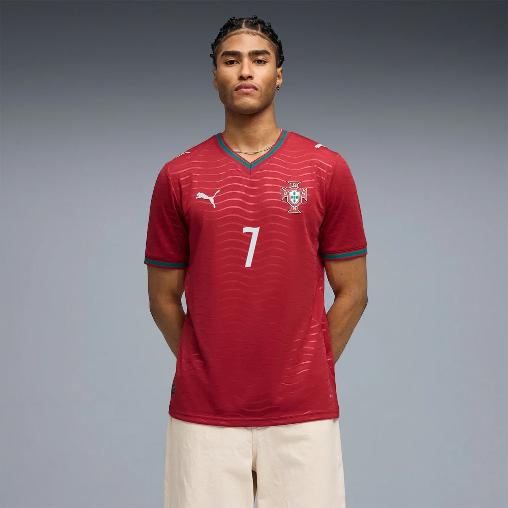 Cristiano Ronaldo Portugal National Team Puma 2026 Home Jersey - Red