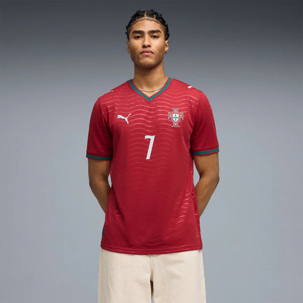 Cristiano Ronaldo Portugal National Team Puma 2026 Home Jersey - Red