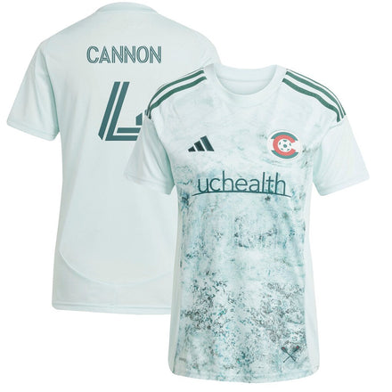 Reggie Cannon Colorado Rapids adidas Women's 2025 Headwaters Player Jersey - Green
