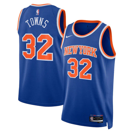 Karl-Anthony Towns New York Knicks Unisex - Blue - Icon Edition