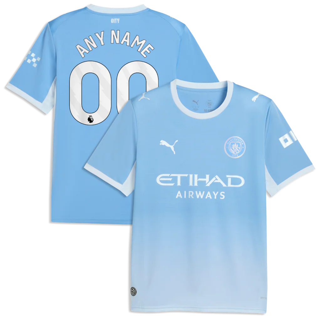 Manchester City Puma 2026/27 Home Custom Jersey - Light Blue