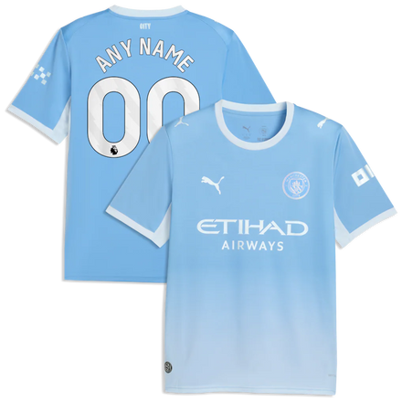 Manchester City Puma 2026/27 Home Custom Jersey - Light Blue