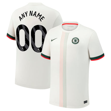 Chelsea Nike 2025/26 Away Custom Jersey - Cream