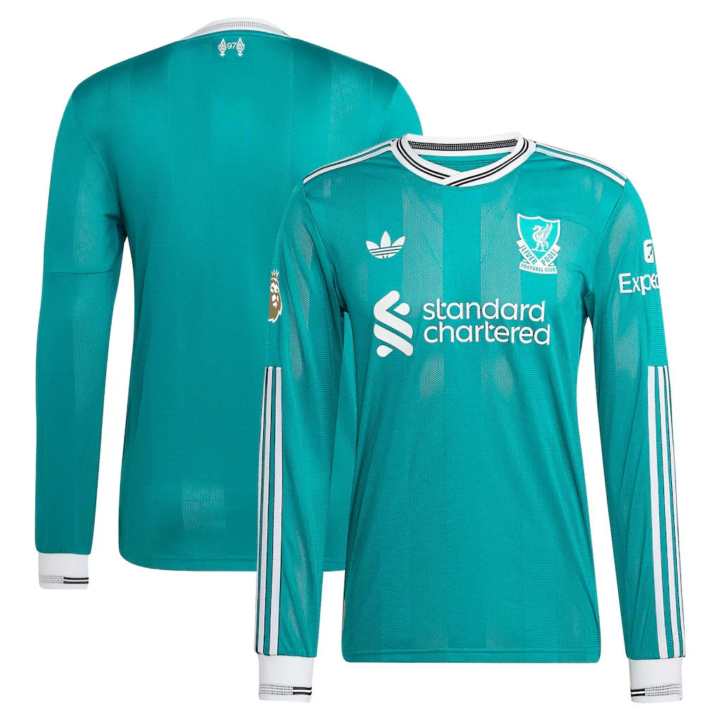 Liverpool 2025/26 Third Long Sleeve Jersey - Green