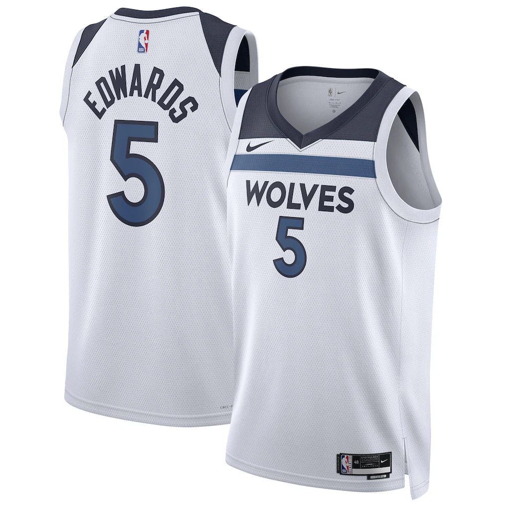 Anthony Edwards Minnesota Timberwolves Unisex - Association Edition - White