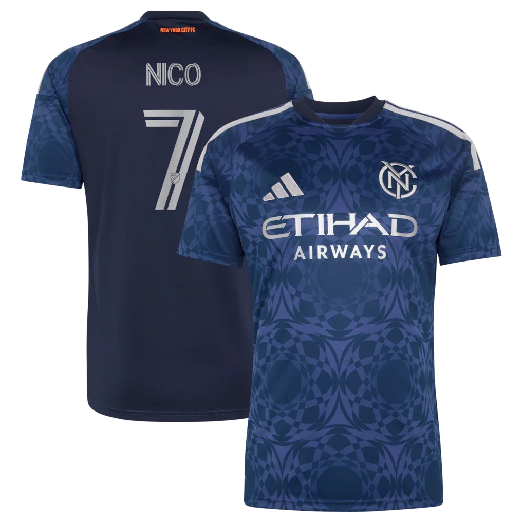 Nicolás Fernández Mercau New York City FC adidas 2026 The All Nations Kit Jersey - Blue