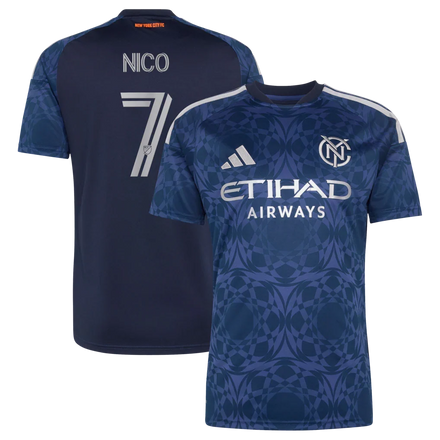 Nicolás Fernández Mercau New York City FC adidas 2026 The All Nations Kit Jersey - Blue