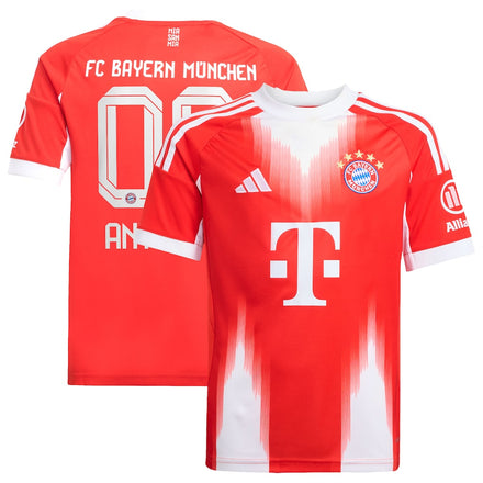 Bayern Munich adidas Youth 2025/26 Home Custom Jersey - Red