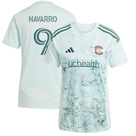 Rafael Navarro Colorado Rapids adidas Women's 2025 Headwaters Player Jersey - Green