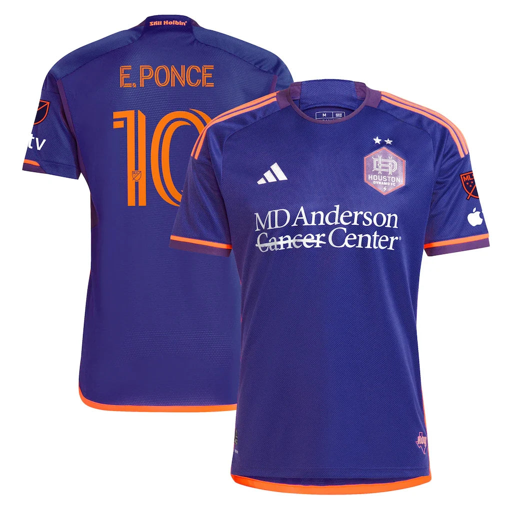 Ezequiel Ponce Houston Dynamo FC 2024 Still Holdin' Player Jersey - Purple