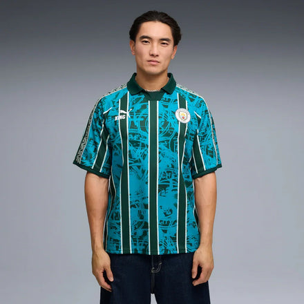 Manchester City King Retro Fashion Jersey - Turquoise