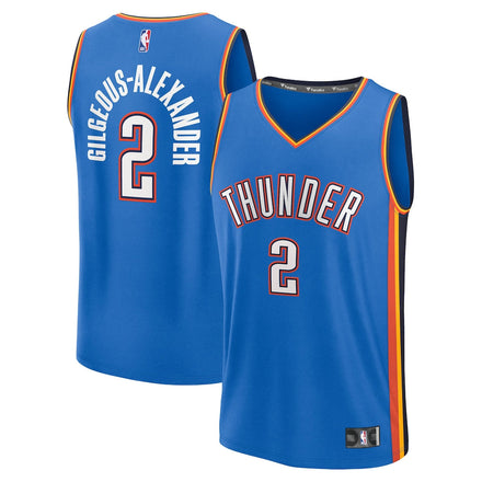 Shai Gilgeous-Alexander Oklahoma City Thunder Big & Tall Jersey - Icon Edition - Blue