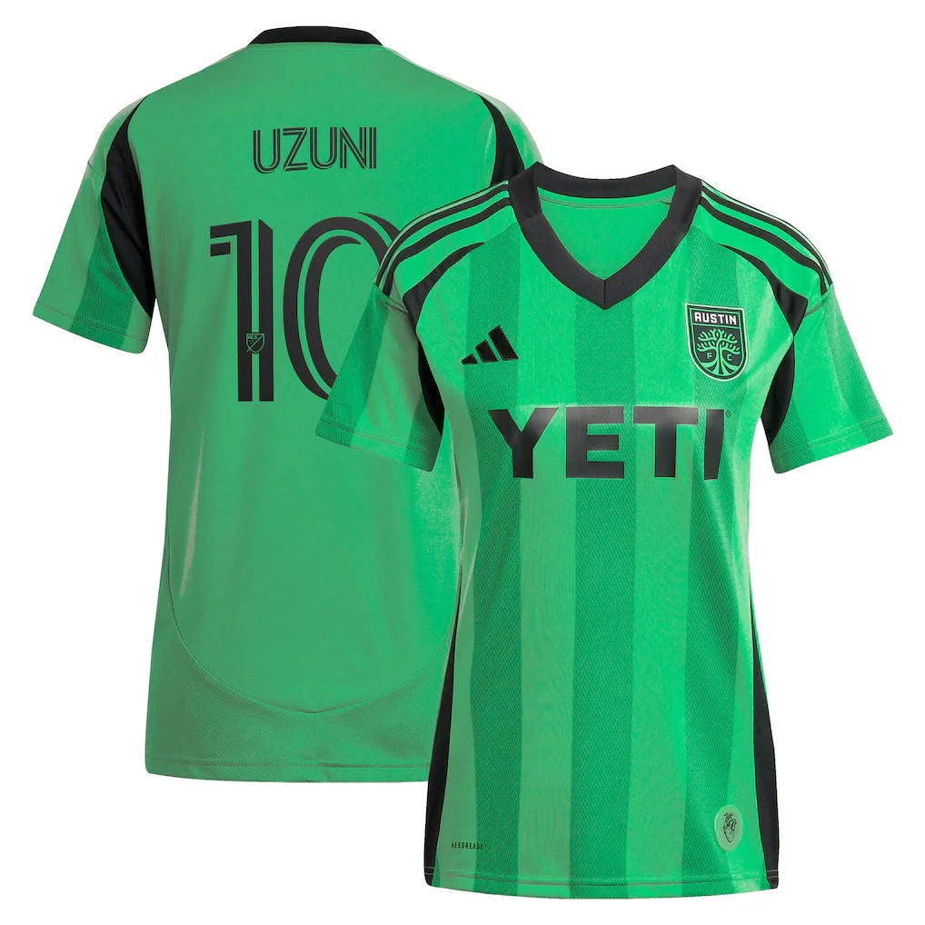 Myrto Uzuni Austin FC adidas Women's 2025 The Heartbeat Kit Jersey - Green