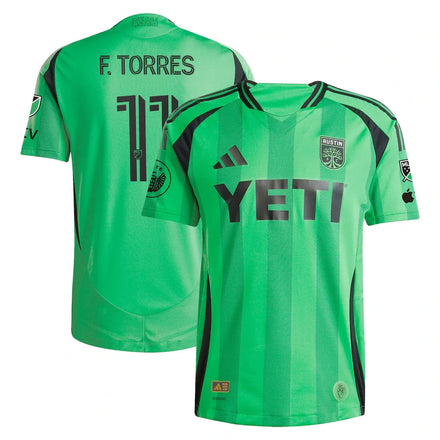 Facundo Torres Austin FC 2025 The Heartbeat On-Field – Green