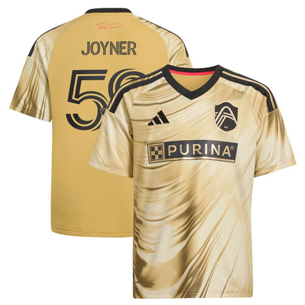 MyKhi Joyner St. Louis CITY SC adidas Youth 2026 The Tina Turner Kit Jersey - Yellow
