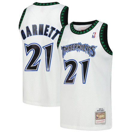 Kevin Garnett Minnesota Timberwolves Hardwood Classics - White