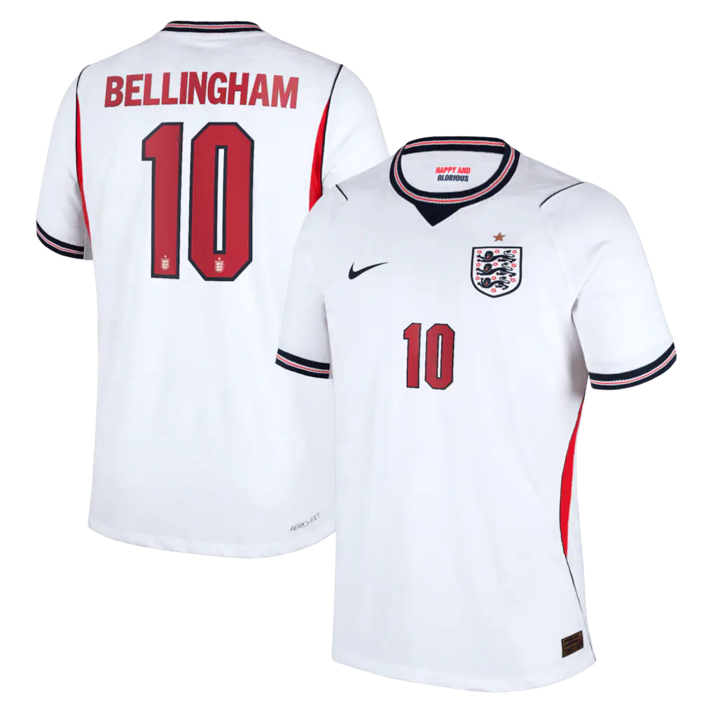 Jude Bellingham England National Team 2026 Home Match - White