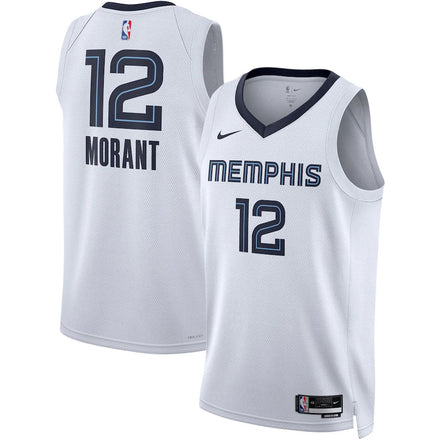 Ja Morant Memphis Grizzlies Unisex - Association Edition - White