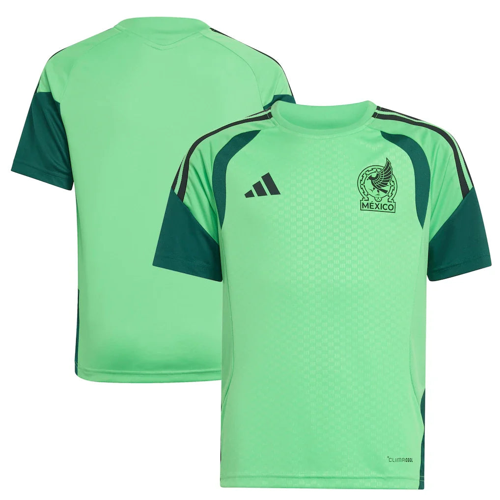 Mexico National Team Youth 2026 Home Tiro Training Jersey - Green