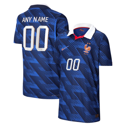 France National Team Youth 2026 Home Match Custom Jersey - Blue